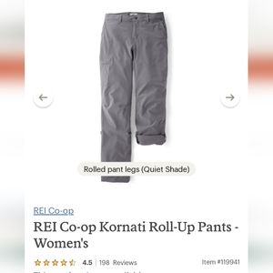 Black Rei Hiking Pants